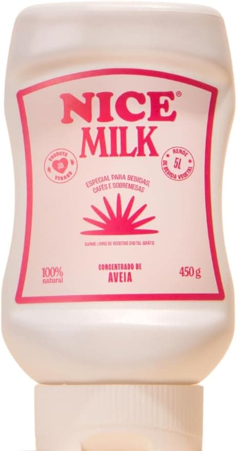 NICE Milk Aveia â Leite Vegetal Concentrado 450 g