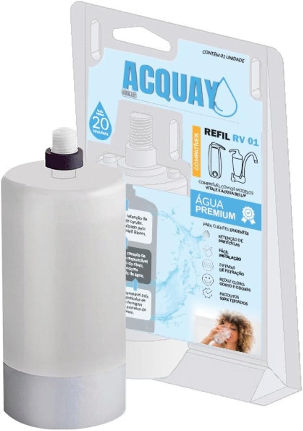 Refil de Purificador de Ăgua Acqua Bella