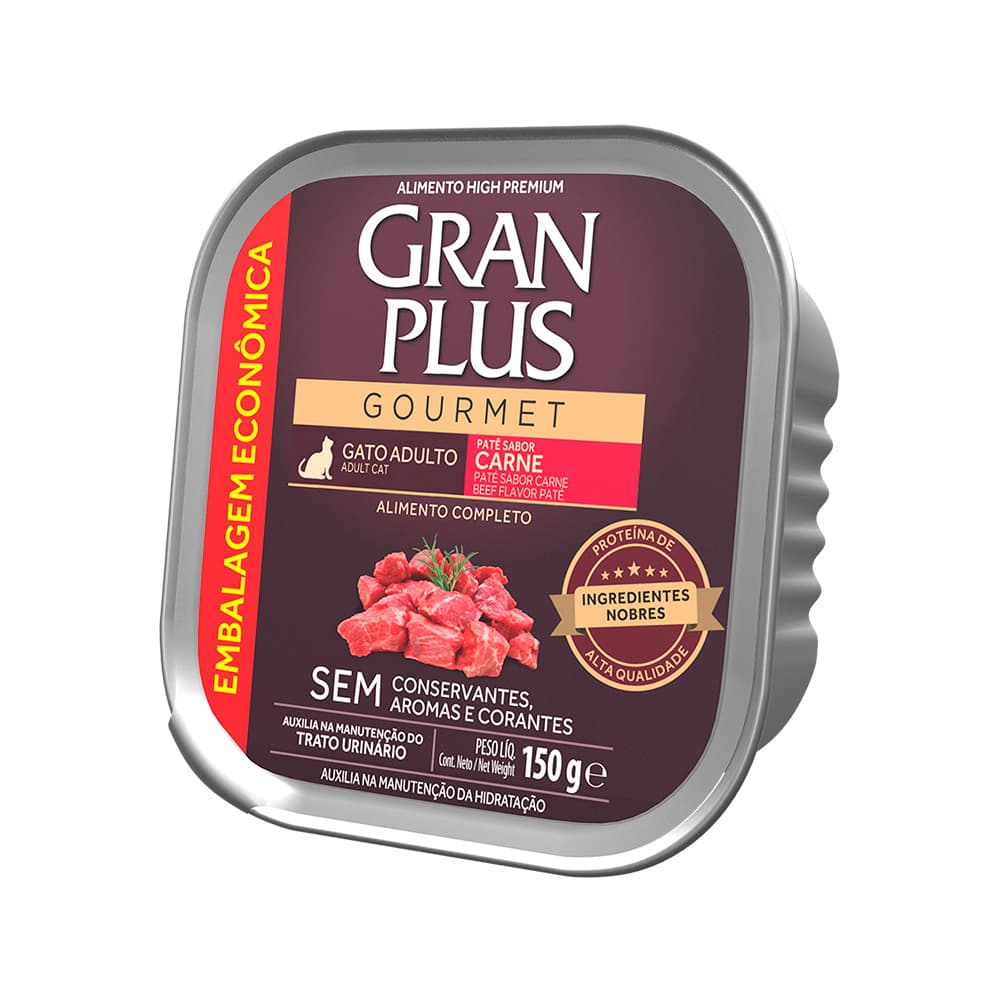 Granplus Gourmet Patê Gato Carne 150g