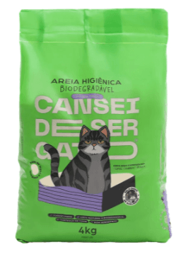 Areia Cansei de Ser Gato Grãos Finos 4kg